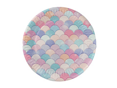 Sellő születésnapi papírtányér - 18 cm - 6 db.