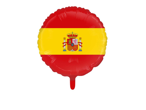 Spanyol nemzeti zászló fólialufi - 46 cm - 1 db.