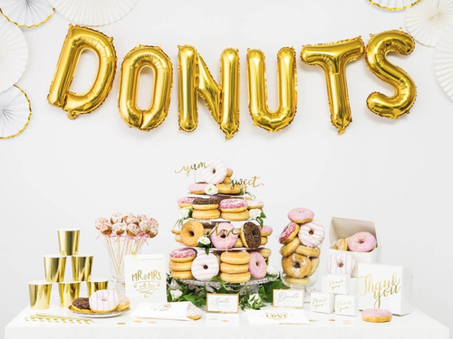 Vendégdobozok arany köszönöm felirattal - 10 db.