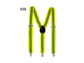 Neonsárga fodros nadrágtartó