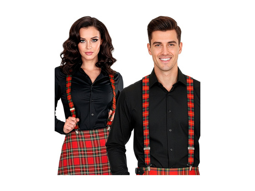 Skót kockás fogszabályzó