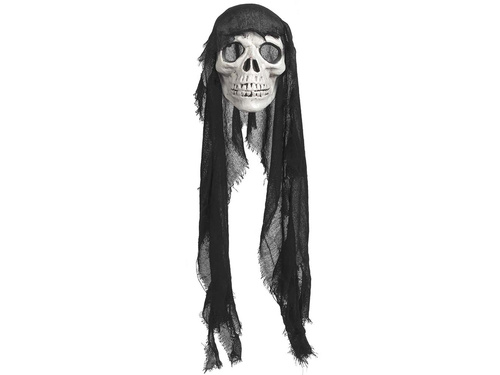 Kísértet koponya függő dekoráció - 100 cm - 1 db.