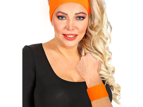 Disco 80-as évek neon narancssárga karszalagok - 2 db.