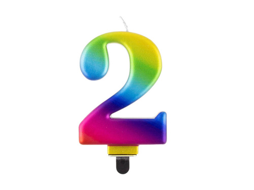 Galaxis szám gyertya - 2 - kettő