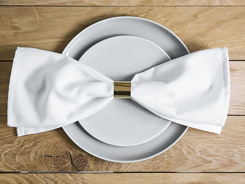 Arany papírszalvétatartó - 10 db.