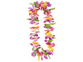 Hawaii füzér nyaklánc többszínű levelekkel - 1 db.