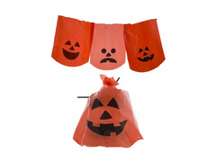 Halloween tökzsákok - 10 db.