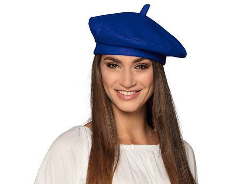 Kék barett - 1 db.