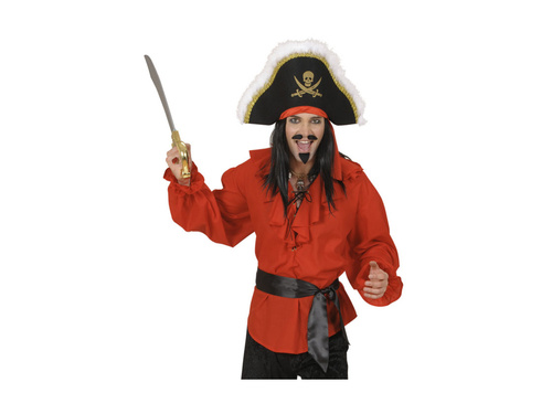 Fekete szatén szalag/öv