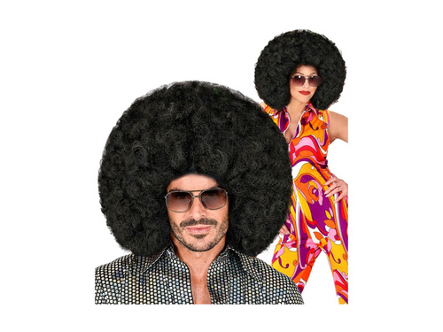 Fekete nagy afro paróka