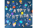 Boldog születésnapot Cosmos banner - 220 cm - 1 db.