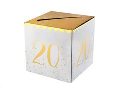 Borítékos doboz üdvözlettel, ajándék 20. évfordulóra - 1 db.