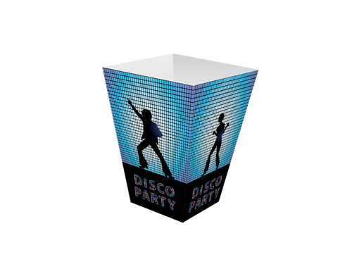 Disco popcorn dobozok - 6 db.