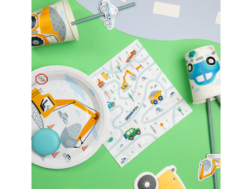 Születésnapi szalvéta Auta - 33 cm - 10 db.