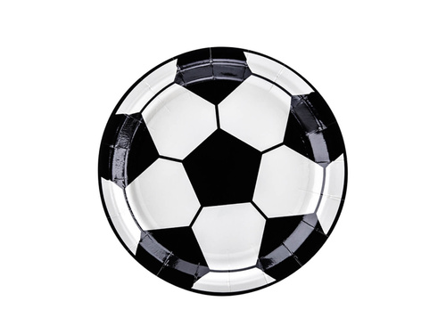 Papírtányérok Football - 18 cm - 6 db.