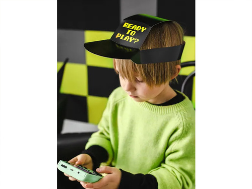 Gamer papír sapkák - 6 db.