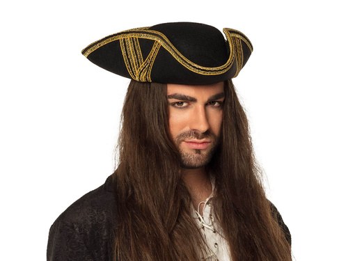 Trikorn kalózkalap - 1 db.