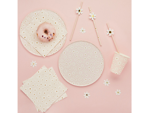 Papírpoharak Daisies - 250 ml - 8 db.