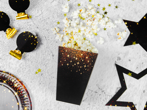 Pezsgő popcorn dobozok - 6 db.