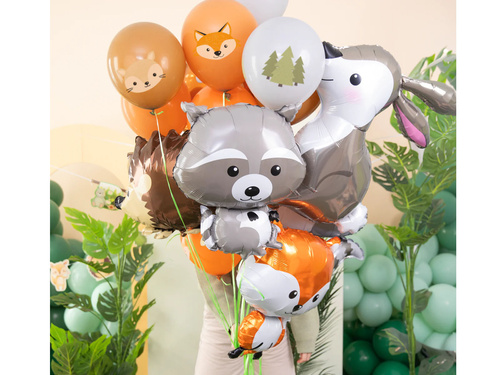 Fóliából készült róka lufi - 49 x 68 cm - 1 db.