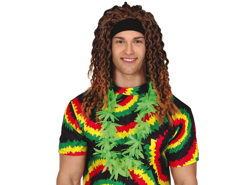 Hawaii zöld kender nyaklánc - 1 db.