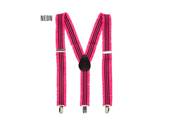 Neon rózsaszín fodros nadrágtartó