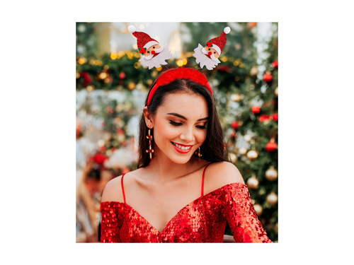 Fejpánt Mikulás szőrmével