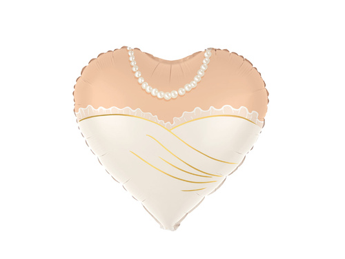 Menyasszony és vőlegény fólialufi - 45 cm - 1 db.