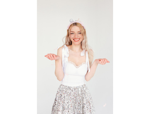 Menyasszonyi fejpánt fátyollal - 1 db.