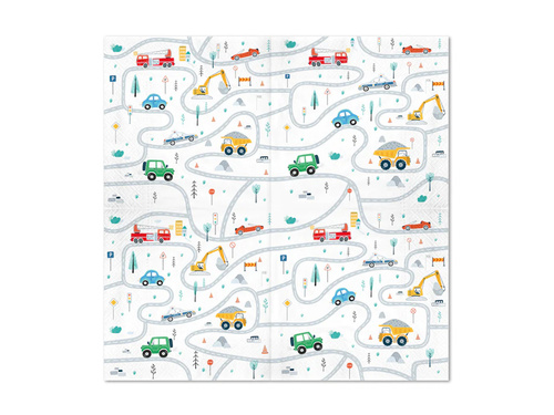 Születésnapi szalvéta Auta - 33 cm - 10 db.