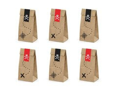 Kalózok cukorkás zacskók - 6db.