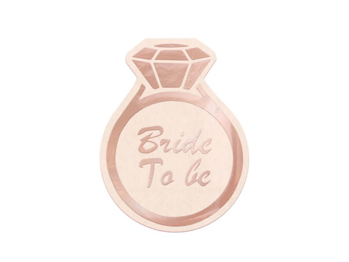 Eljegyzési gyűrűs szalvéta - 11,5 x 15,5 cm - 10 db.