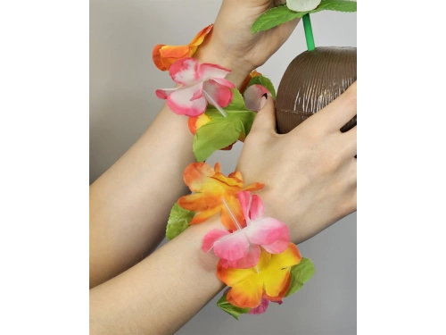 Hawaii narancs és rózsaszín készlet - 4 elem