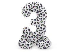 3-as számú párduc álló fólialufi - 41 cm - 1 db.