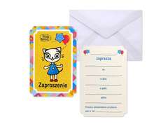 Cica Cica születésnapi meghívók - 6 db.