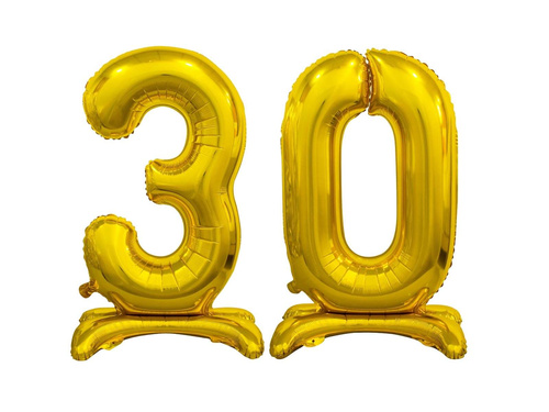 30 arany - 74 cm-es fólialufi készlet