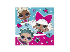 LOL Surprise szalvéták - 33 cm - 16 db.