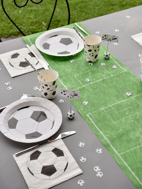 Asztali futó dekoráció Futballpálya - 30 cm x 5 m - 1 db.