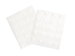 Kétoldalas ragasztópöttyök buborékcsomagolásban - 100 darab