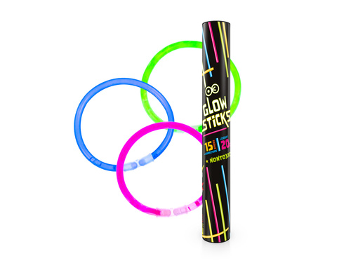 Fluoreszkáló - fluoreszkáló - vegyes színek - 15 db.