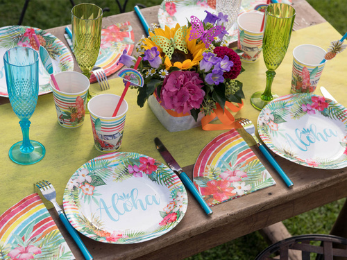 Hawaii Aloha papírpoharak - 270 ml - 10 db.