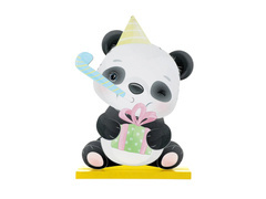 Fa figura Panda - 20 cm - 1 db.