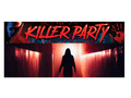 Killer Party szövet banner - 290 cm x 50 cm - 1 db.