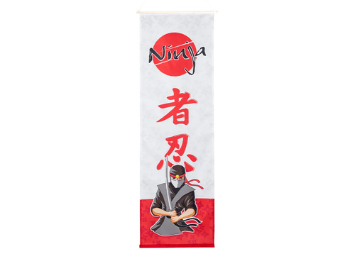 Ninja banner - 30 x 100 cm