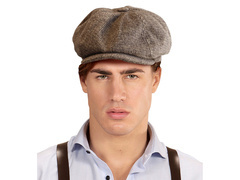 Barna angol barett - 1 db.