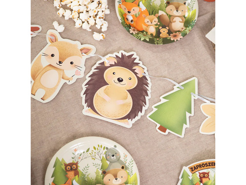 Erdei barátok füzér - 200 cm - 1 db.