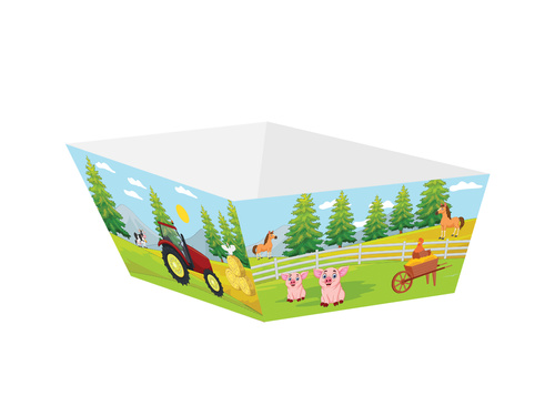 Farmházi chipses dobozok - 4 db.