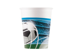 Papírpoharak Football - 200 ml - 8 db.