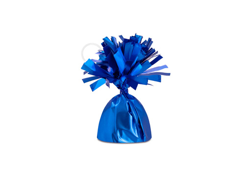 Fóliasúly héliummal töltött léggömbökhöz - tengerészkék - 140 g.