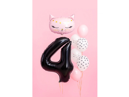 4-es számú fekete fólialufi - 86 cm - 1 db.